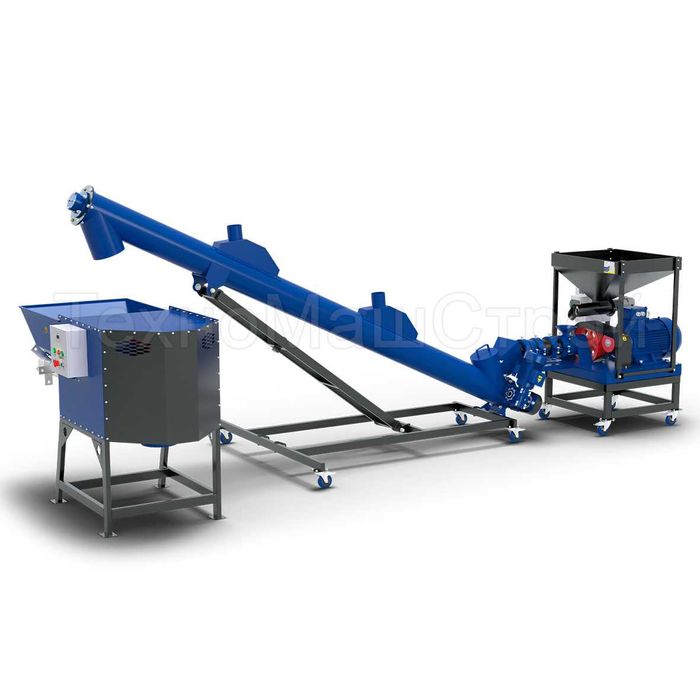 Лінія з переробки сої (Екструдер, маслопрес)