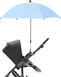 Uniwersalna parasol-ka UV 50+ do wózka baby blue błękit