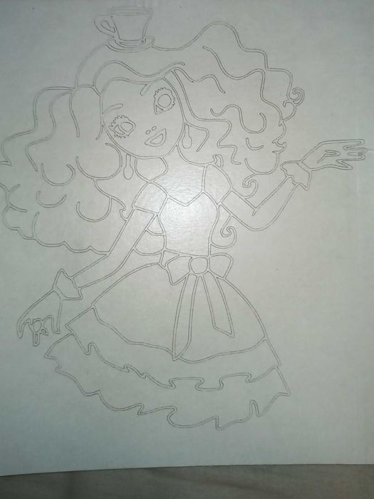 Набір карток для малювання піском. Розмір картки 260мм * 220мм