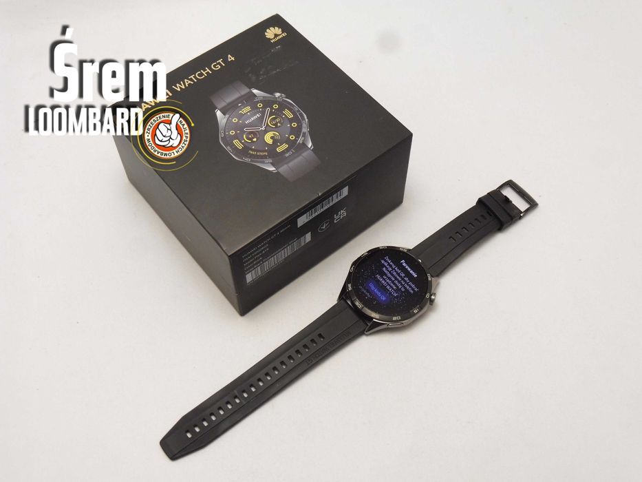 Smartwatch Huawei Watch GT 4 PNX-B19 46mm, komplet, bdb stan!