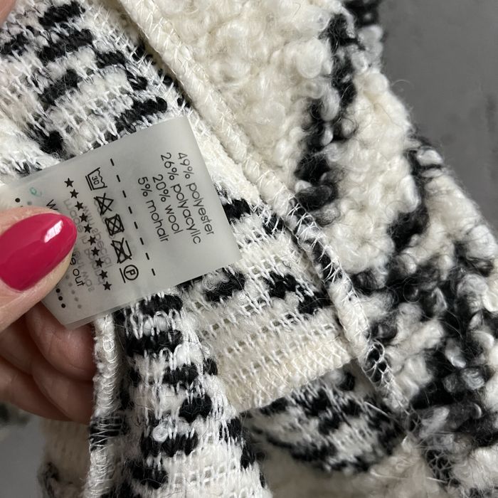 Kardigan żakiet narzutka płaszczyk wełna moher TK MAXX