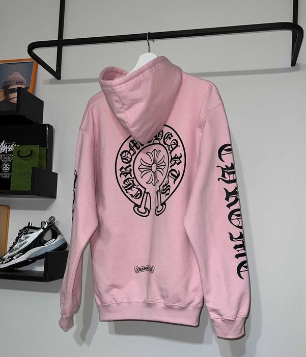 Худі Chrome Hearts рожевого кольору