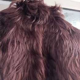 Casaco de cerimónia em cabelo artificial