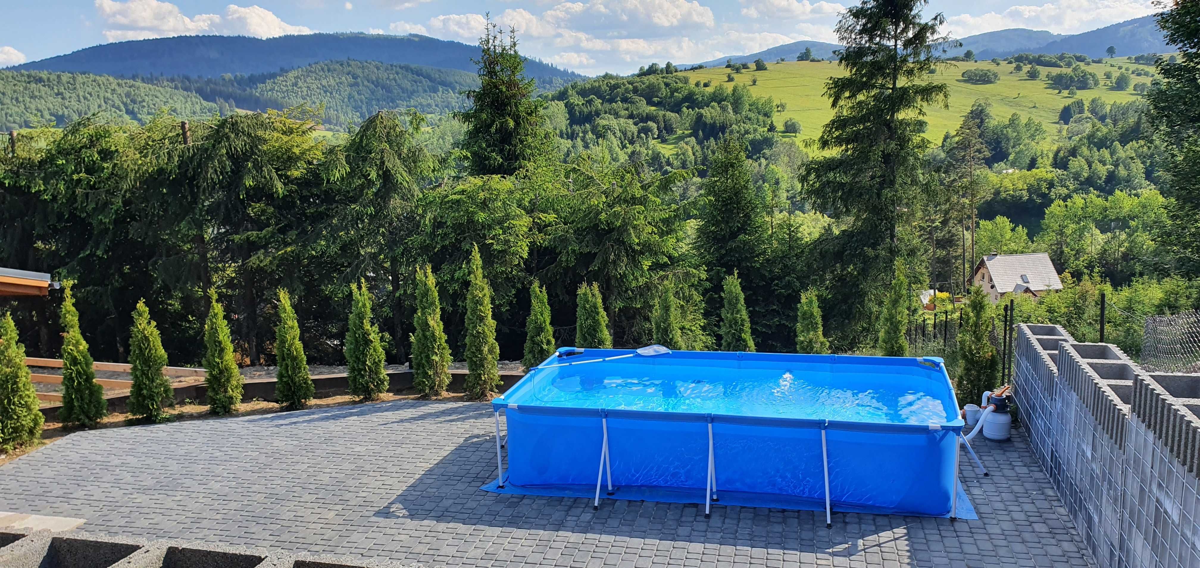 Domek GRZEŚ w górach / jacuzzi balia sauna basen /Beskidy/ 16 osobowy