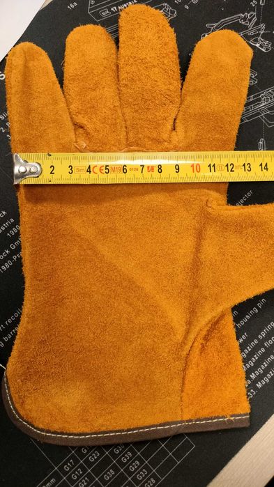 Rękawice robocze, skórzane rozmiar XL