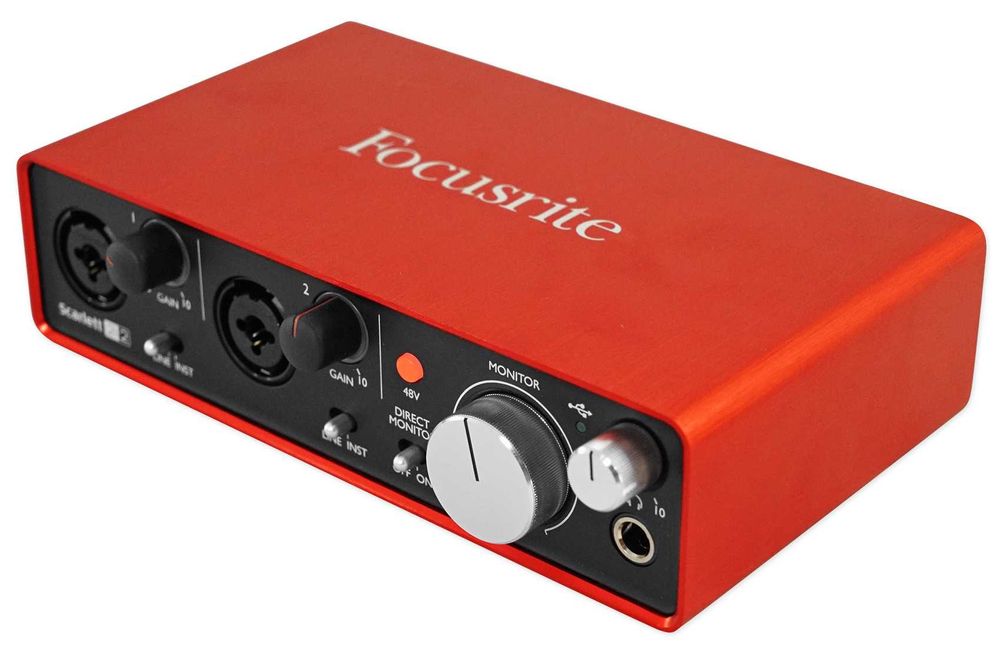 Аудиоинтерфейс Focusrite Scarlett 2i2 2nd Gen