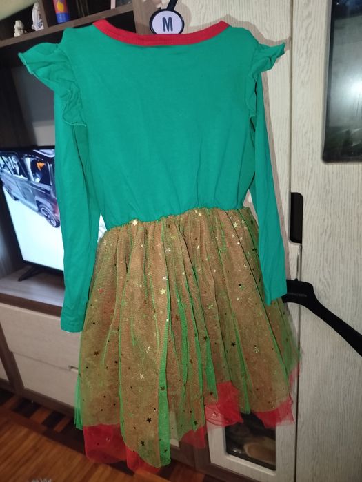 Плаття новорічне,помічниця Санти,помічниця Миколая ,ельф