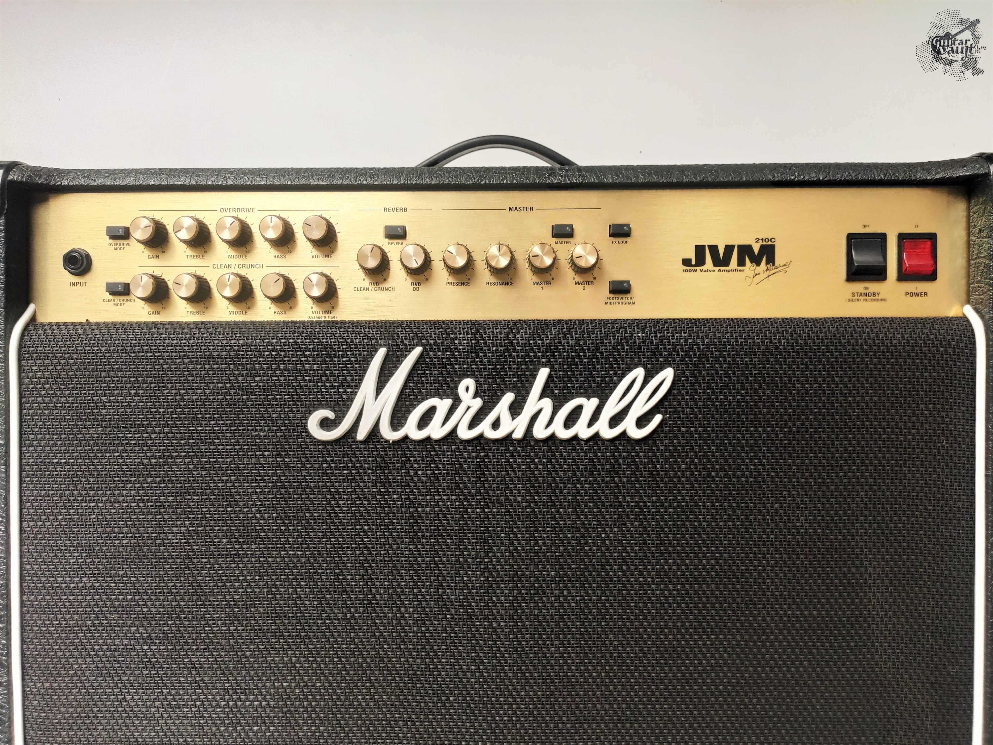 Топовий ламповий англієць 100W Marshall JVM 210C '2013 для електрогіта