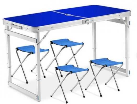 ПОСИЛЕНИЙ стіл для пікніка 4 стільці зручний міцний Стол для пикника