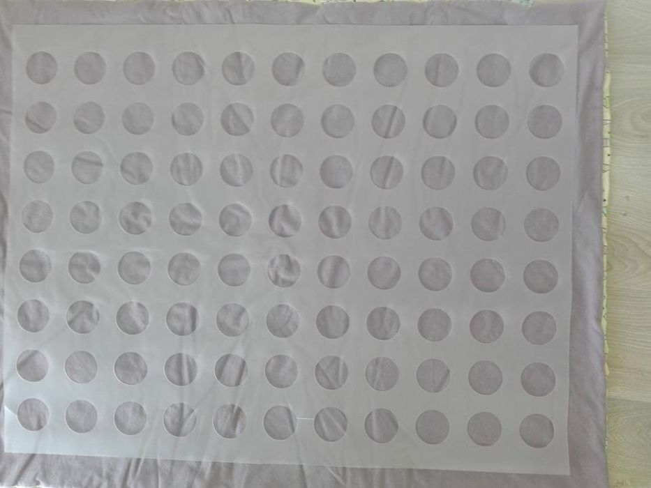 szablon malarski krople wody kropki grochy