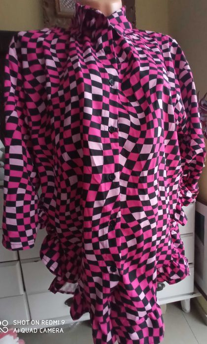NEW COLLECTION koszula bluzka 130cm pachy amarant fuksja  52 54