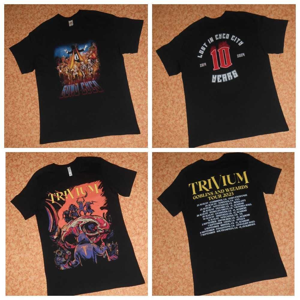 Футболки Falling in Reverse Trivium Sabaton Powerwolf Anthrax FFDP ін.