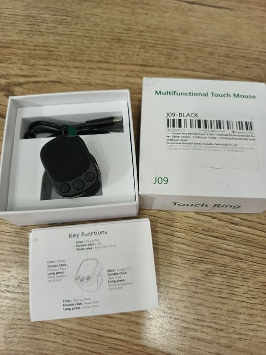 Безпровідна блютуз мишка у формі кільця touch mouse j09