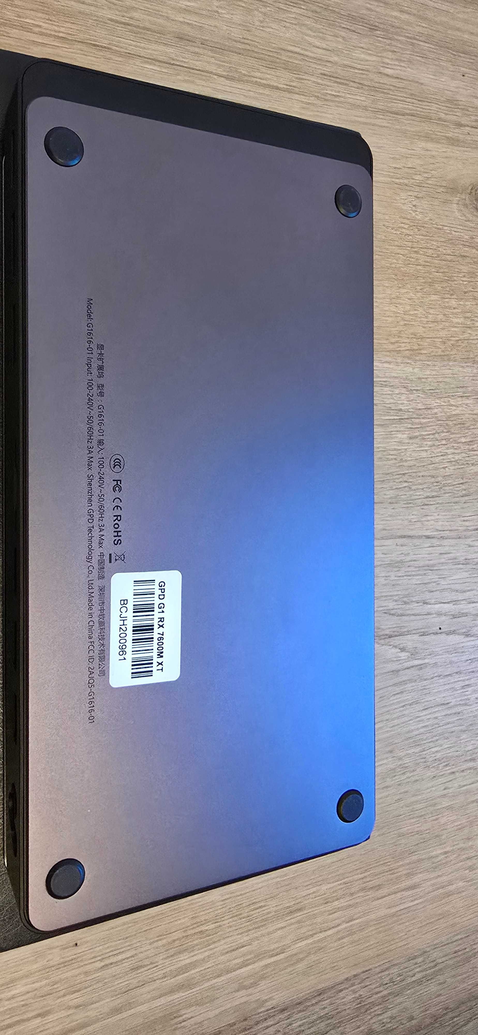 GPD G1 eGPU Docking Station RX 7600M XT