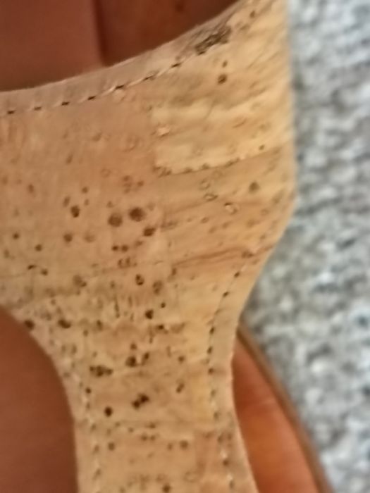 Sandálias em cortiça,da Seaside ,T.36