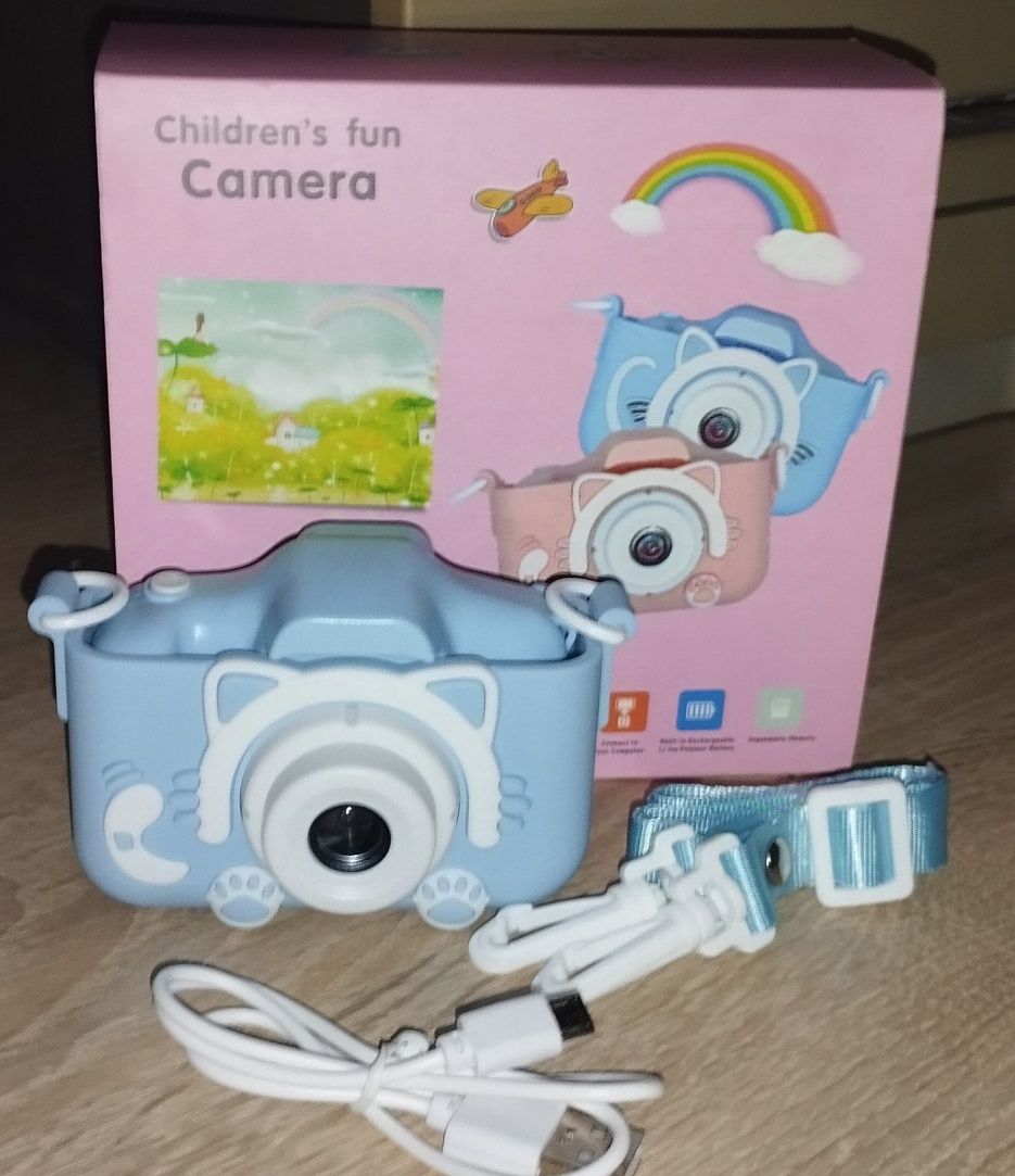 Детский цифровой фотоапарат с камерой Котик
