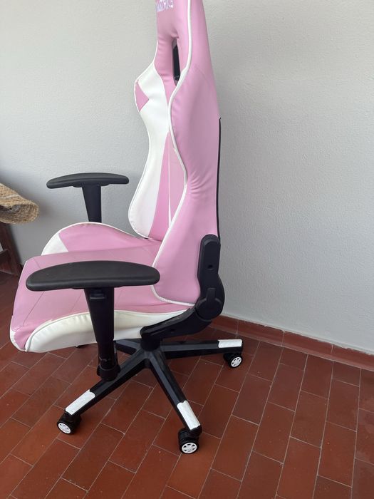 Cadeira gaming rosa