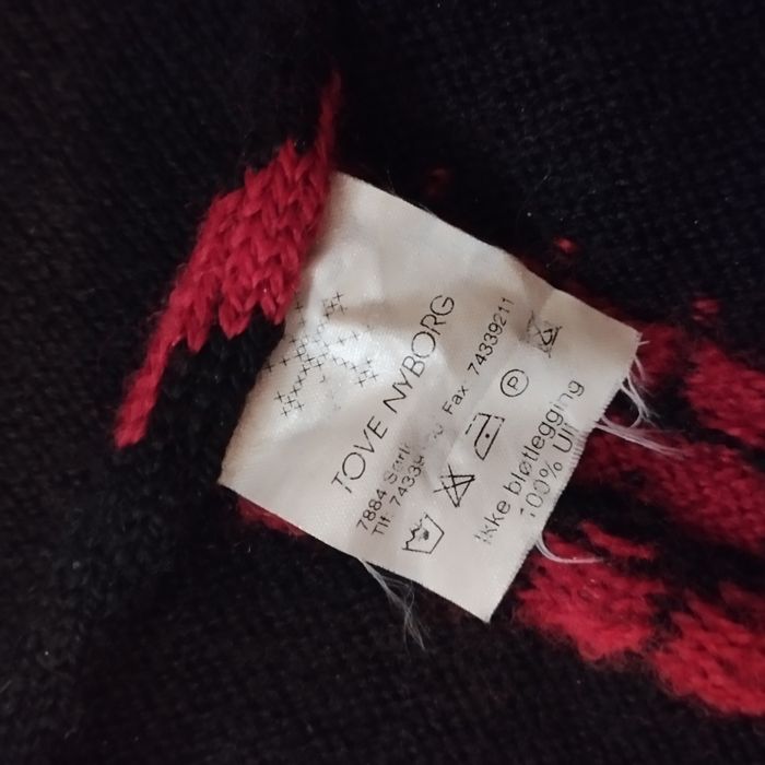 Norweski szal chusta 100% wełna