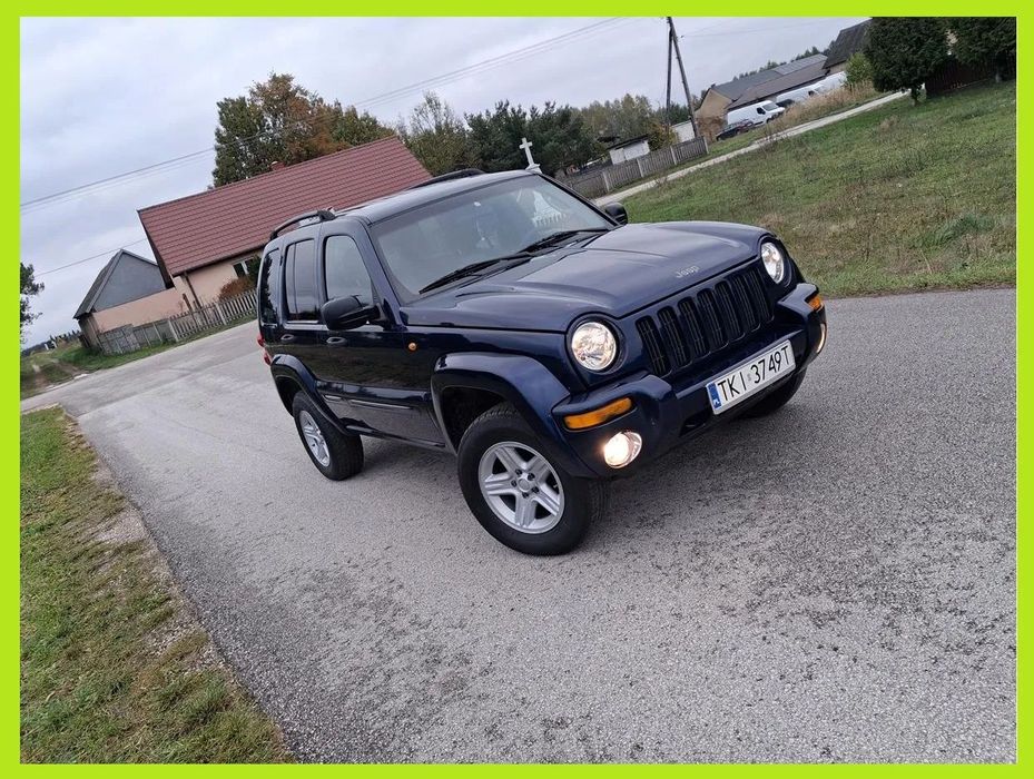 Jeep Cherokee 3.7 Benzyna 211KM 4x4 Automat Reduktor Alufegi Skóry ! Gwarancja