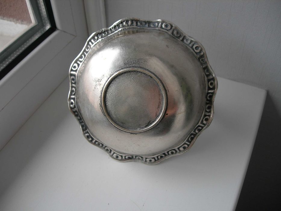 Корзинка с ручкой, конфетница, бронза, Германия