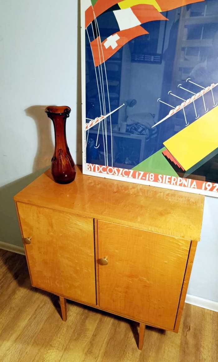 szafka PRL komoda polski design