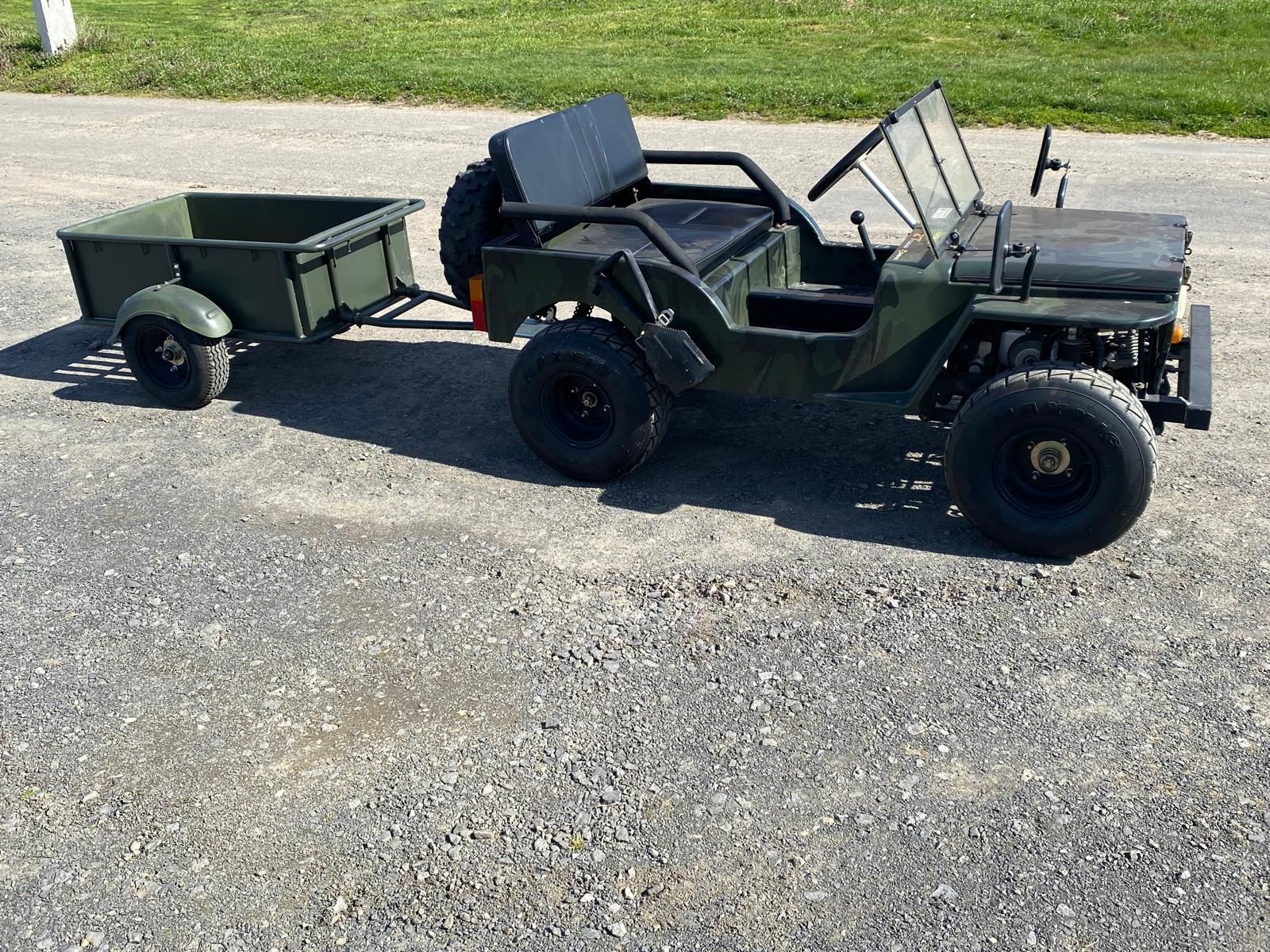 Mini Jeep Willy's 150cc + przyczepka !