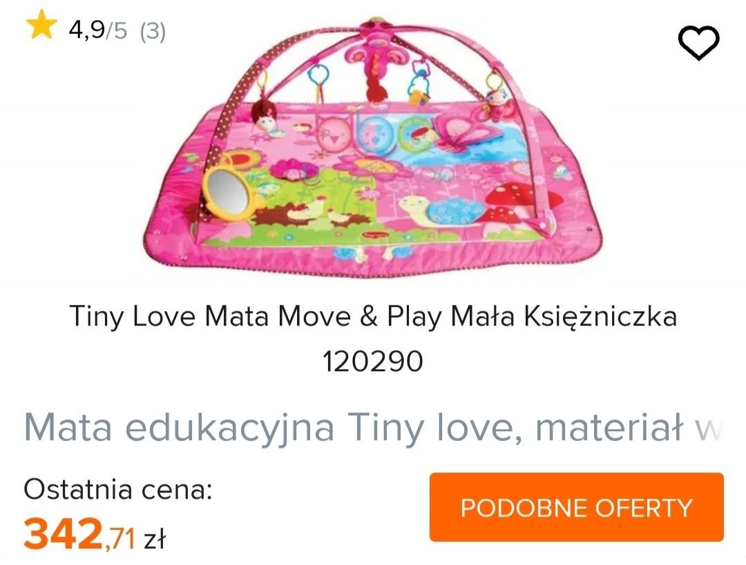 Mata interaktywna Tiny Love