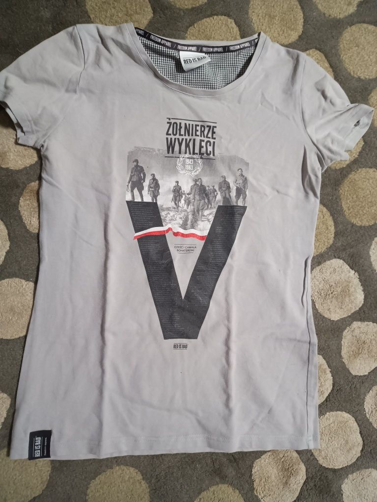 Koszulka damska, t-shirt żołnierze wyklęci roz. S