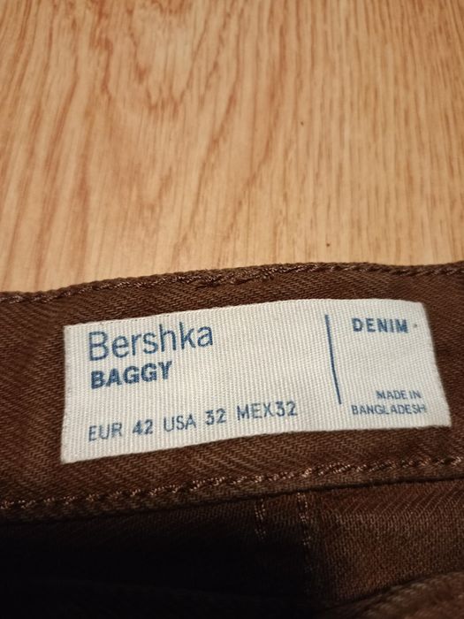 Джинси баггі широкі шоколадні