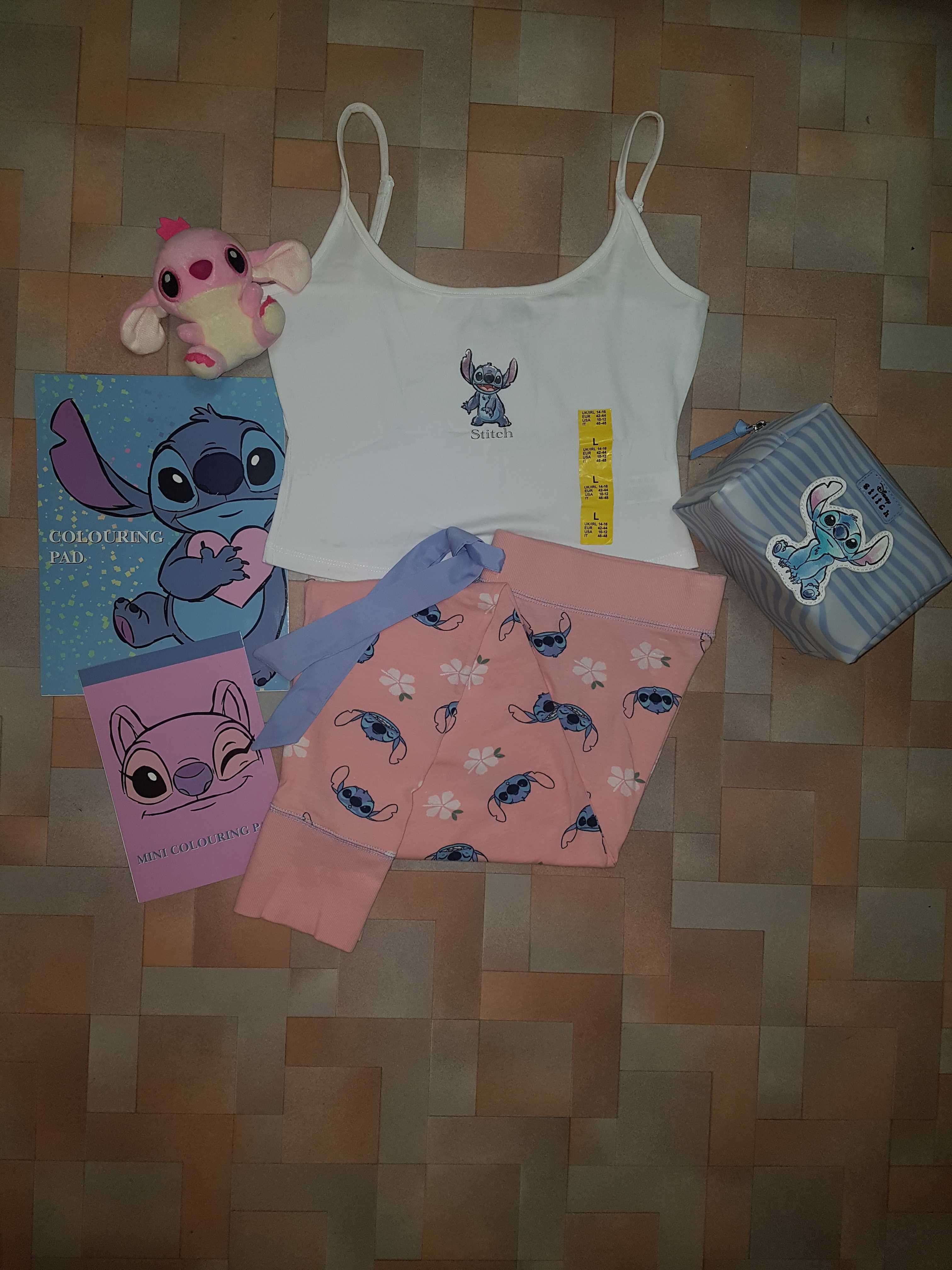 Красивая, яркая пижама, комплект Стич, Stitch Disney L размер дешево