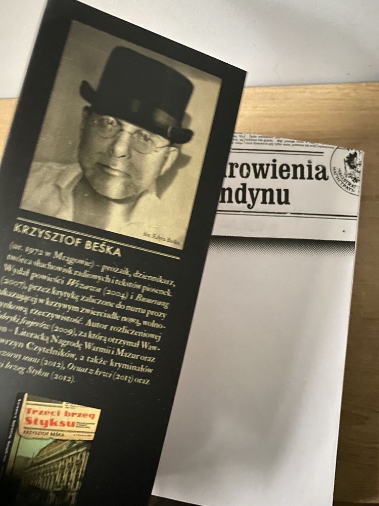 Pozdrowienia z londynu Krzysztof Beśka  kryminał, sensacja, thriller