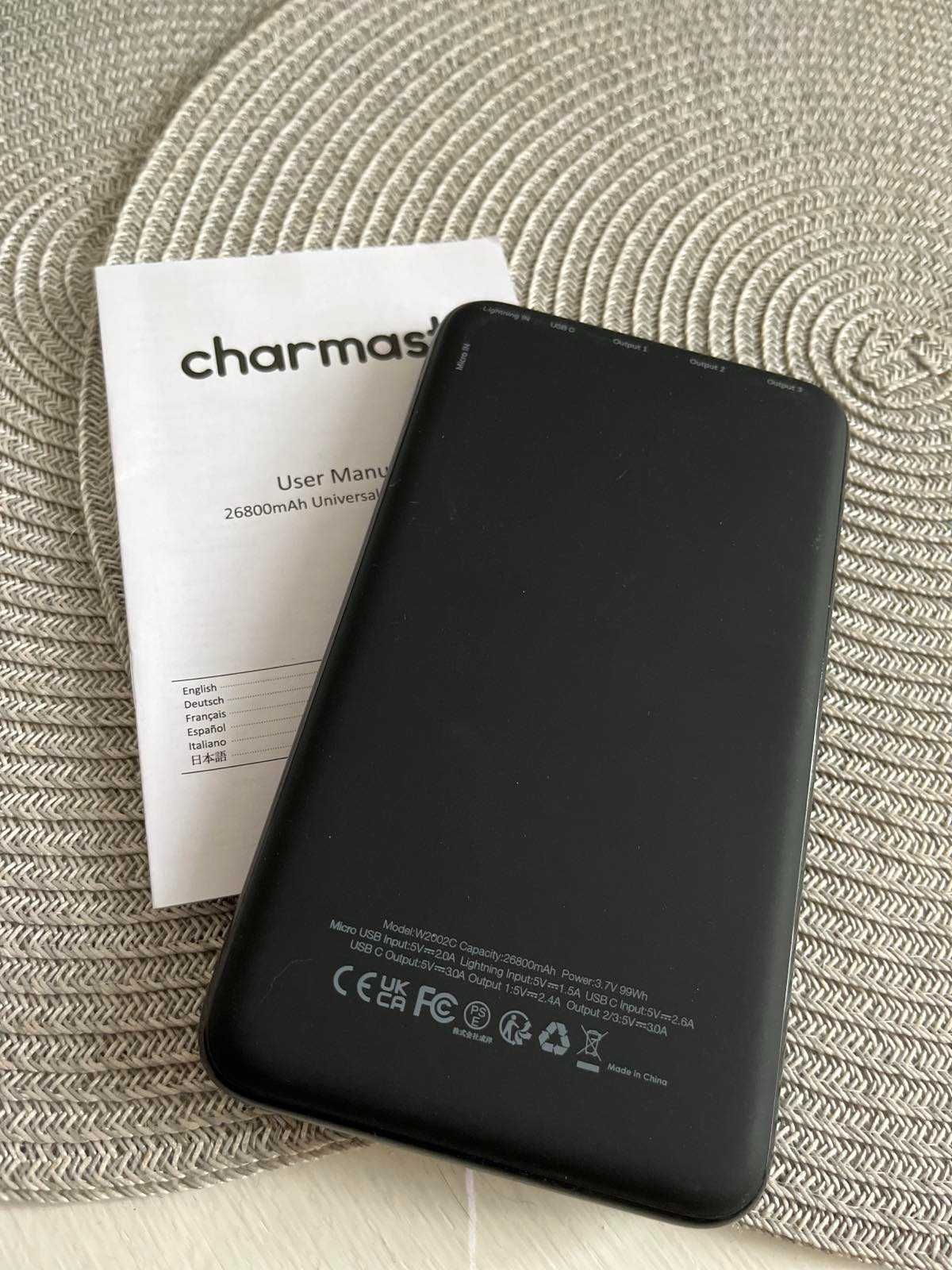 Акумулятор powerbank Charmast W2002C 26800 mA(справжні)