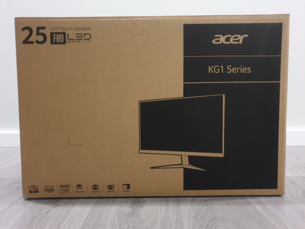 Monitor Acer KG1 series 25" (Para peças)