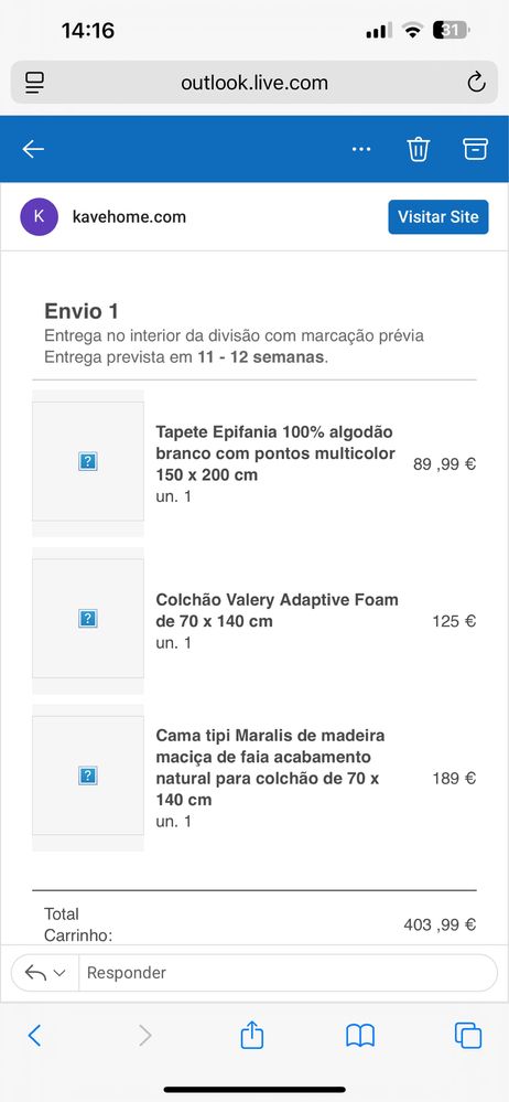 Cama Tipi e colchao