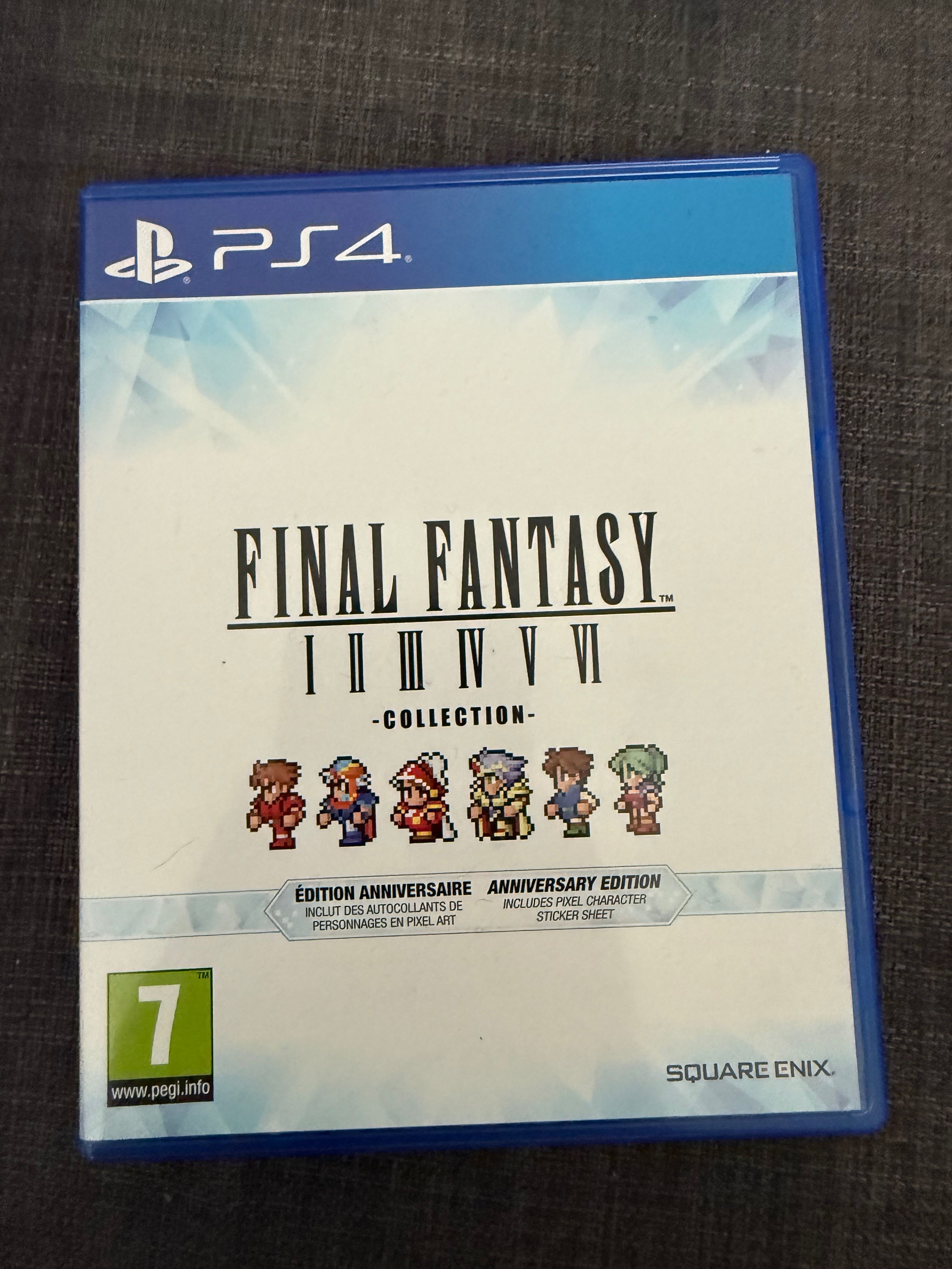 Final Fantasy I-VI Collection Anniversary Edition PS4