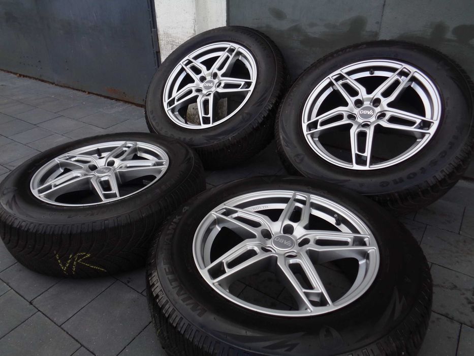Alufelgi 17 cali 5x108 Ford, Volvo, Citroen, Opel, opony zimowe 6,8mm