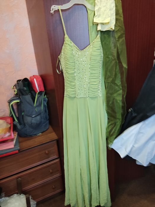 Шифоновое выпускное платье