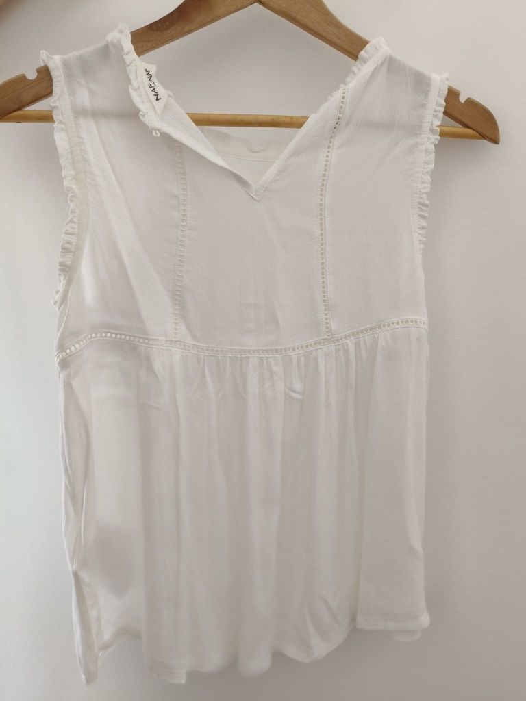 Blusa Branca - Tamanho S da NafNaf