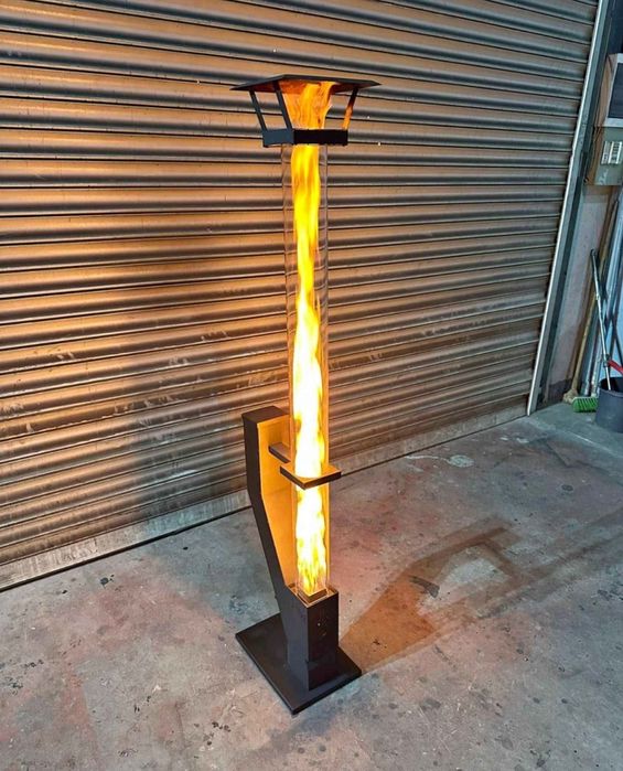 Печь обогреватель уличная, садовая, террасная и для дома, на пеллетах