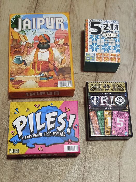 Trio, Piles, Splendor, Джайпур, Azul 5211