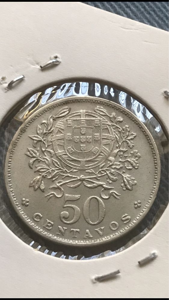 Moeda de 50 centavos 1927 bela/soberba