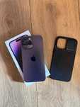 iPhone 14 Pro Max 128GB Deep Purple + Etui Spigen Armor Case Stan BDB