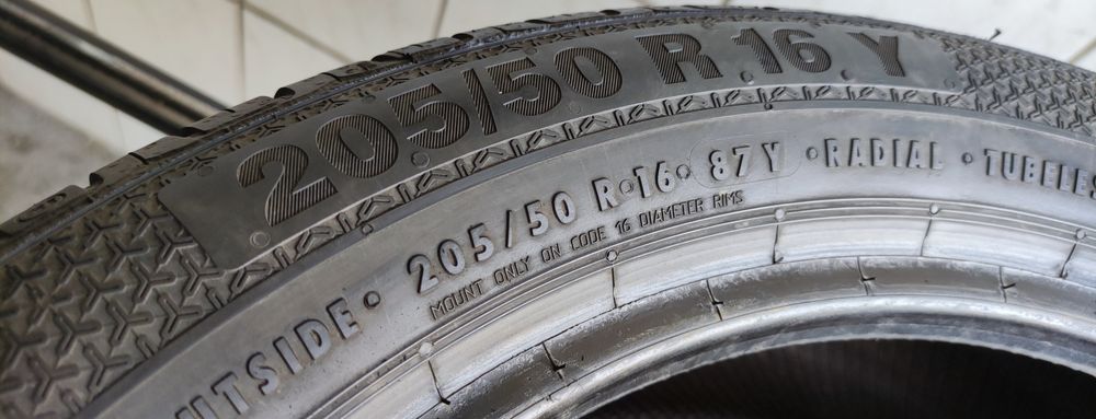 2x 205/50R16 Barum Bravuris 3 HM 87Y 6,19mm