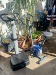 Bicicleta + plataforma vibratoria