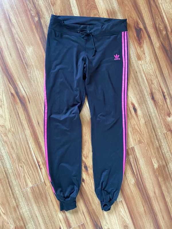 x l 42 dres sportowy spodnie haremki alladynki leggins czarne bieganie