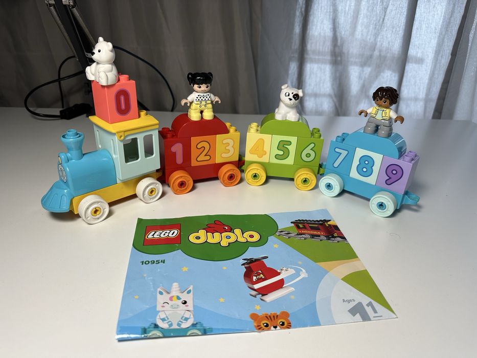 LEGO Duplo 10954 Pociąg z cyferkami nauka liczenia