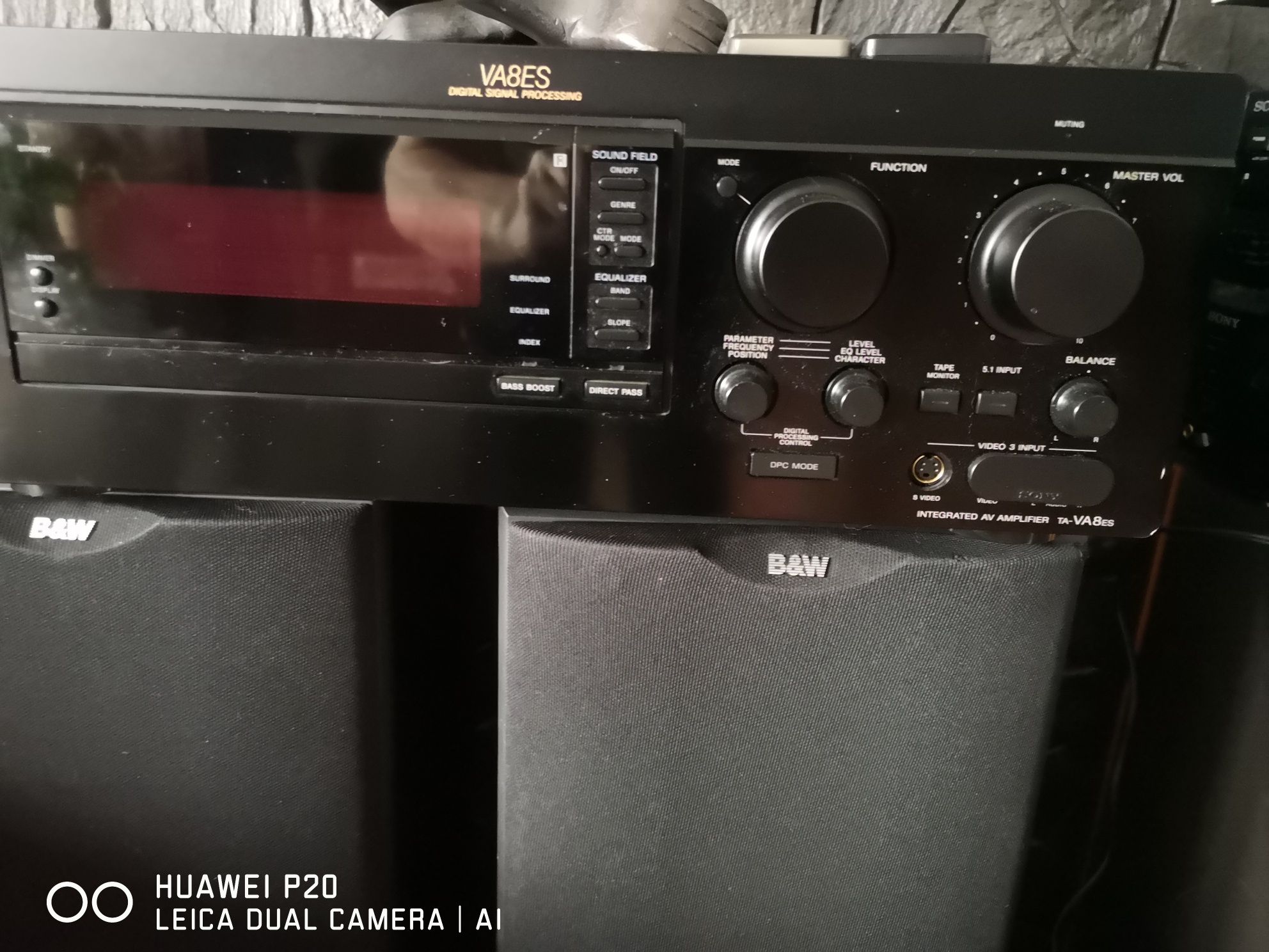 Sony wzmacniacz TA Va8es z korektorem i procesorem DSP
