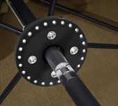 Lampa LED pod parasol ogrodowy