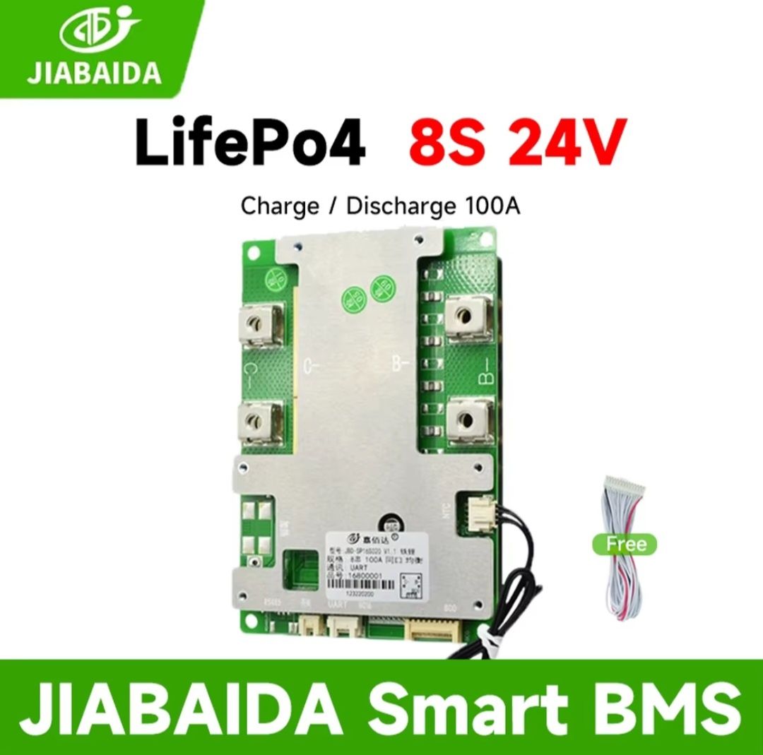 JBD Smart BMS lifepo4 8s-16s 60А-100A