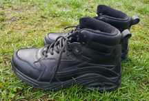 Buty czarne sportowe wysokie  Shoes for crews 37 23 cm skóra